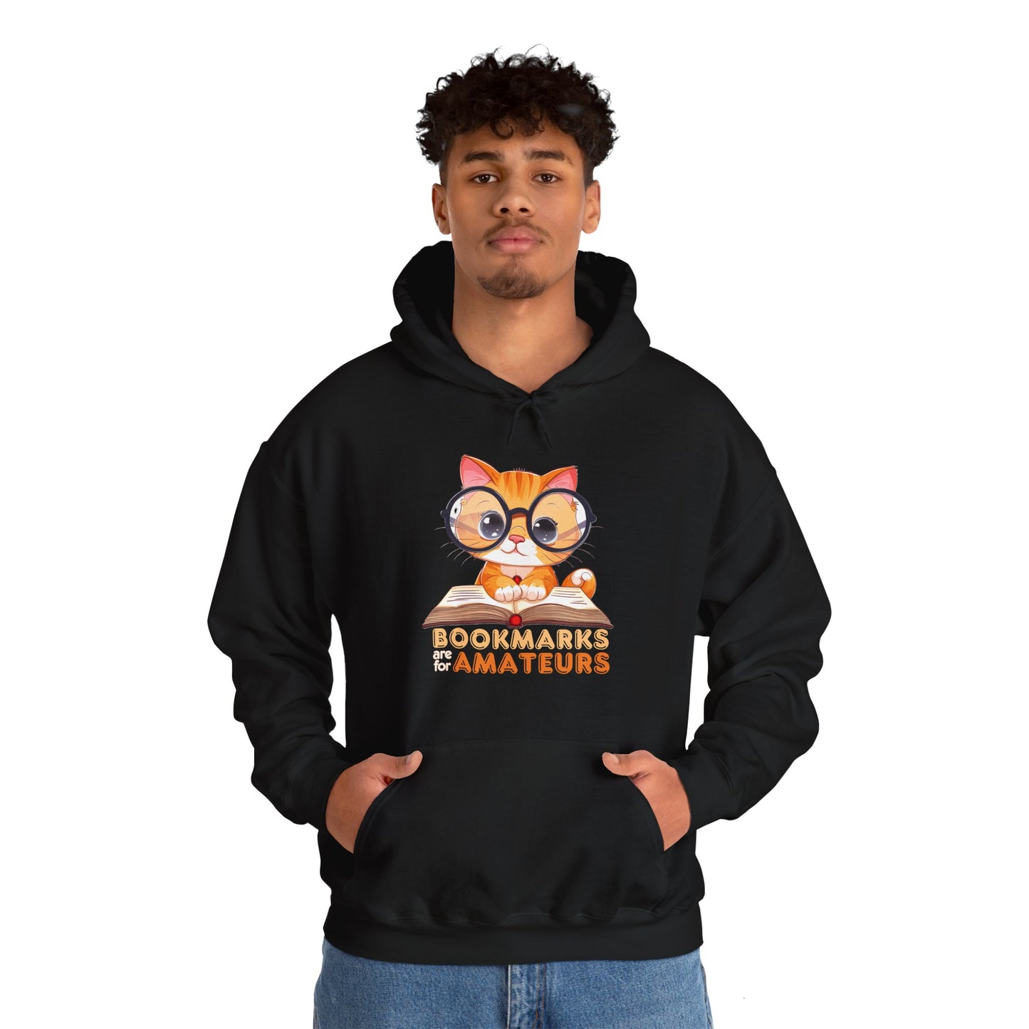 Bookmarks are for Ameteurs Hooded Sweatshirt