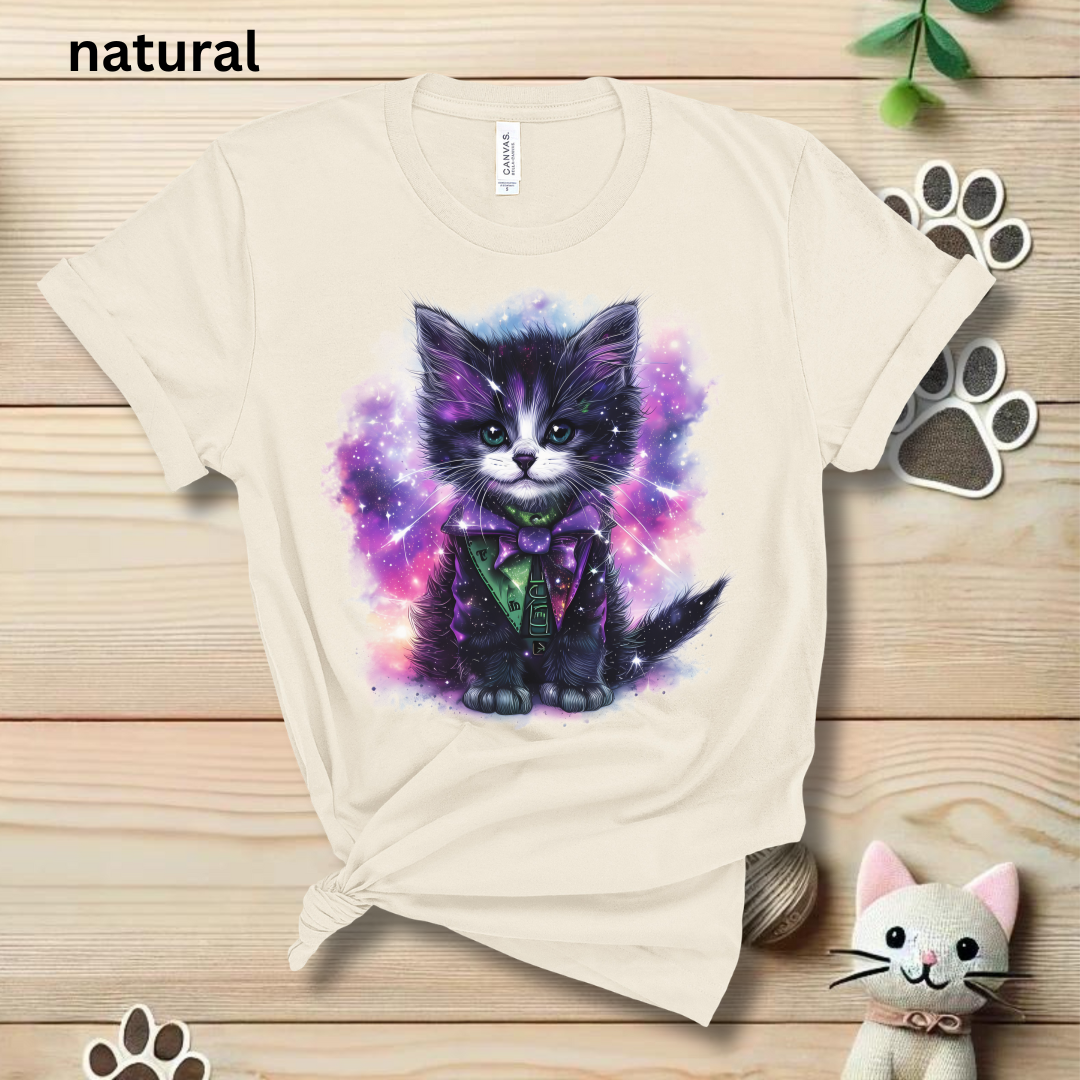 The Cosmic Prankster Kitten T-Shirt