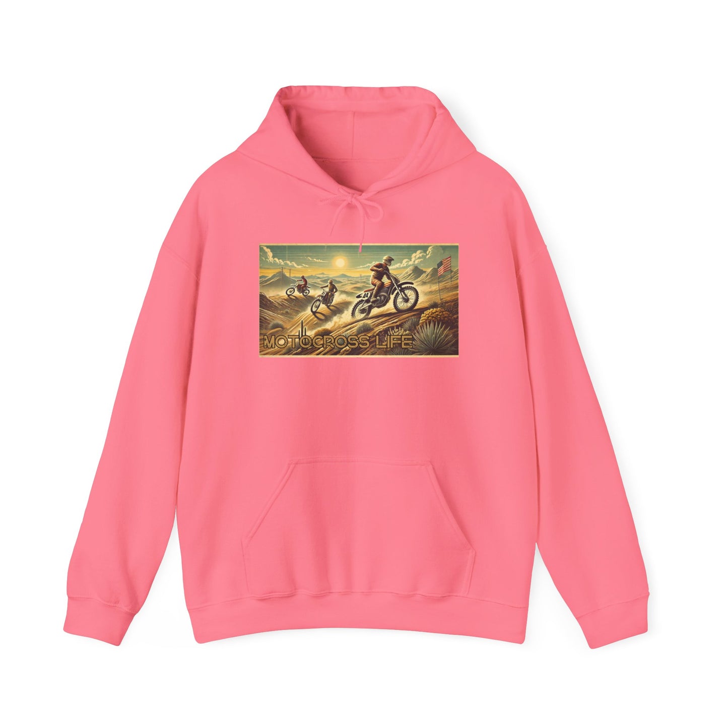 Motocross Life: Riding the Dunes Hoodie