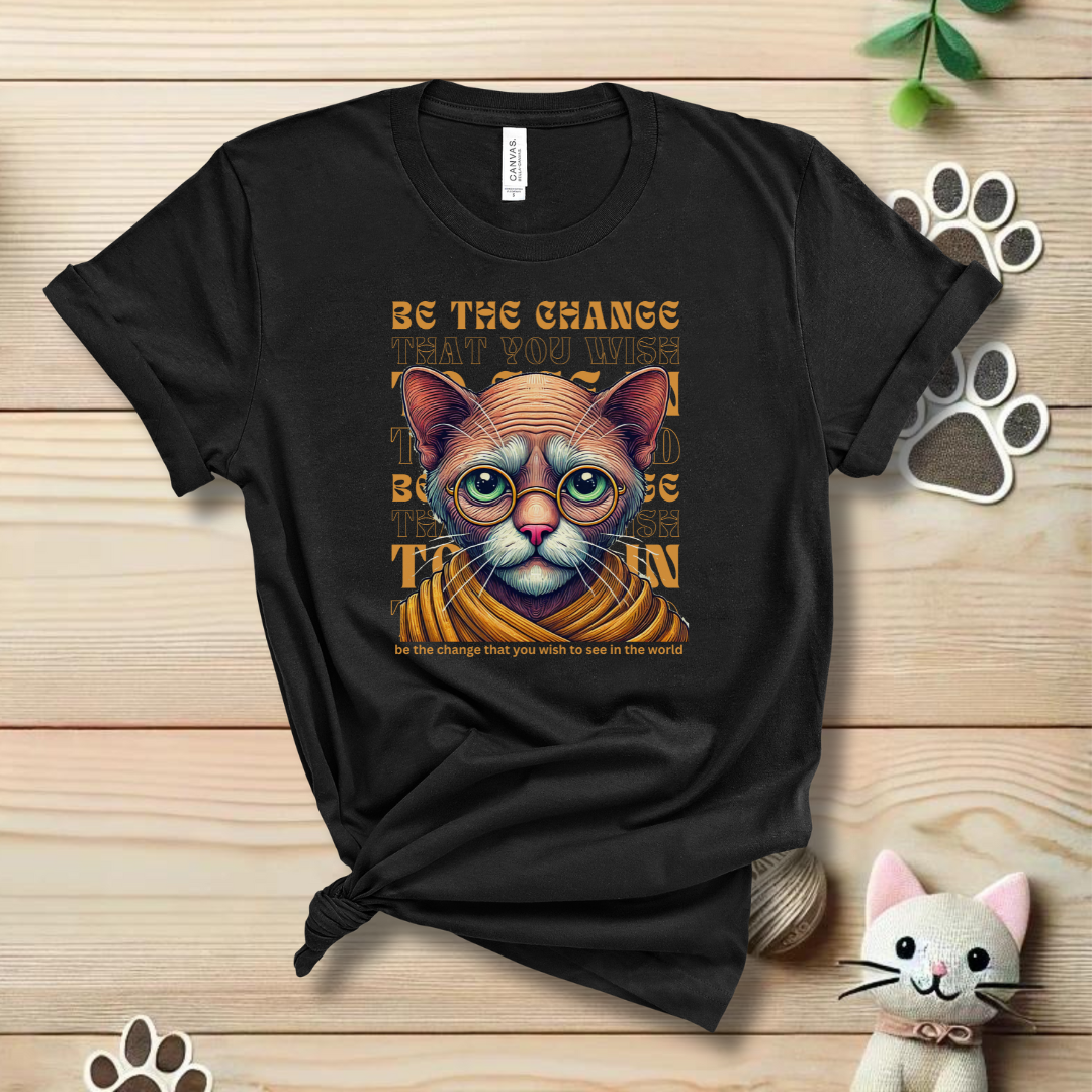 Cat Gandhi T-Shirt