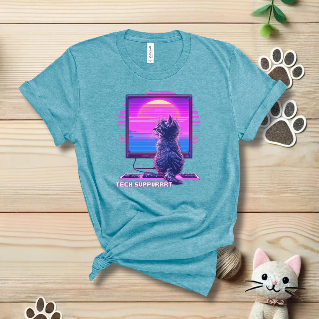 Tech Support Kitty T-Shirt