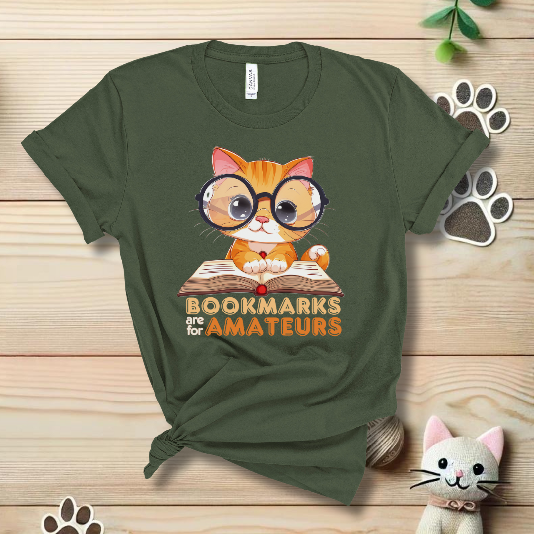 Book Marks Are For Amateurs T-Shirt