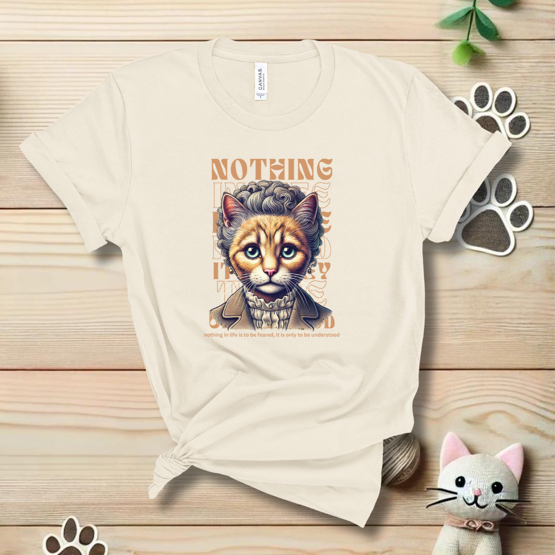 Cat Marie Curie T-Shirt