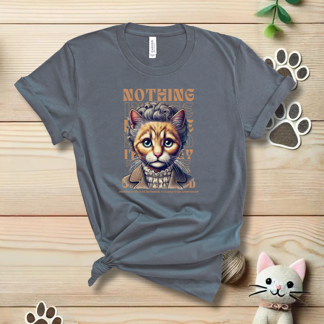 Cat Marie Curie T-Shirt