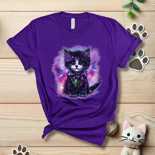 The Cosmic Prankster Kitten T-Shirt