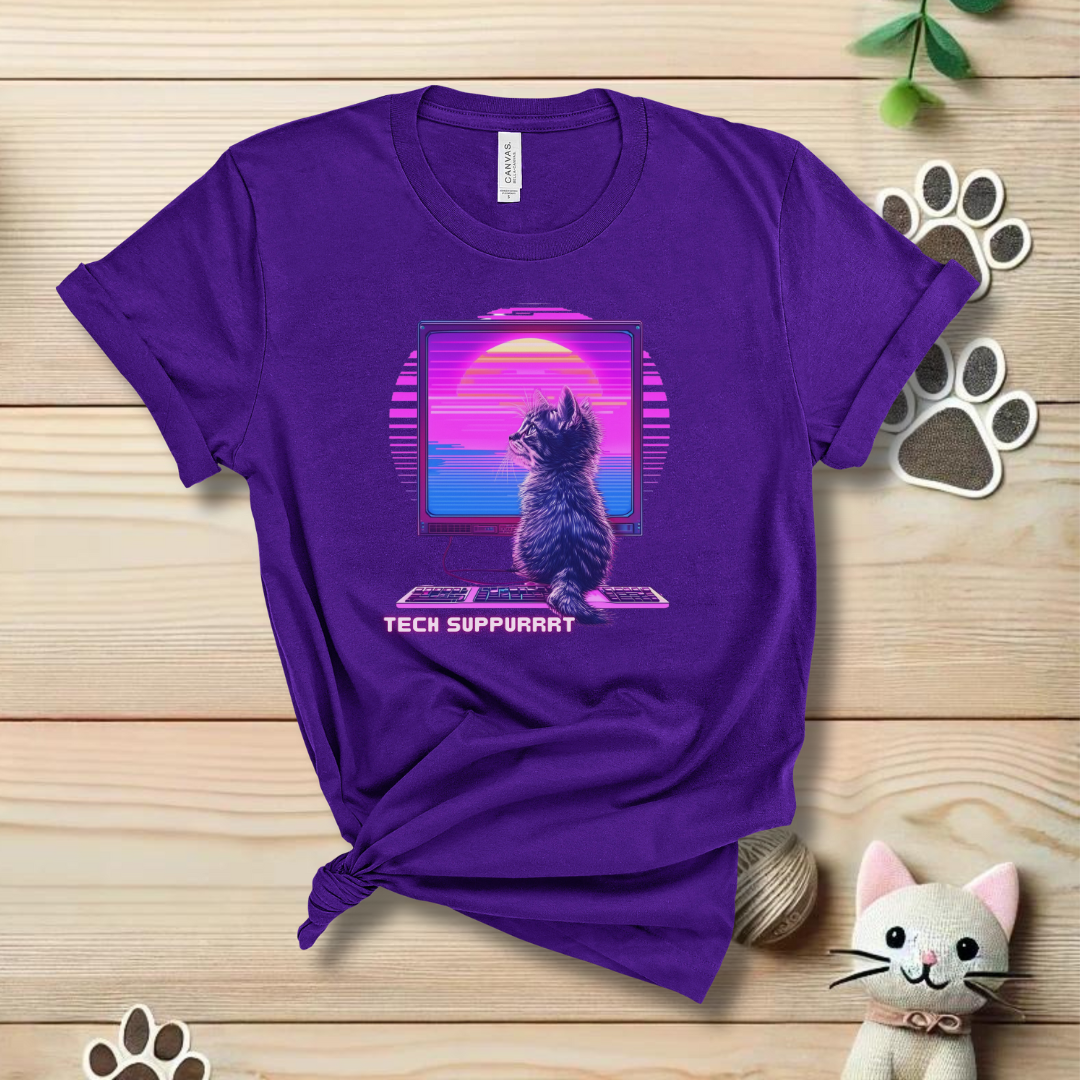 Tech Support Kitty T-Shirt