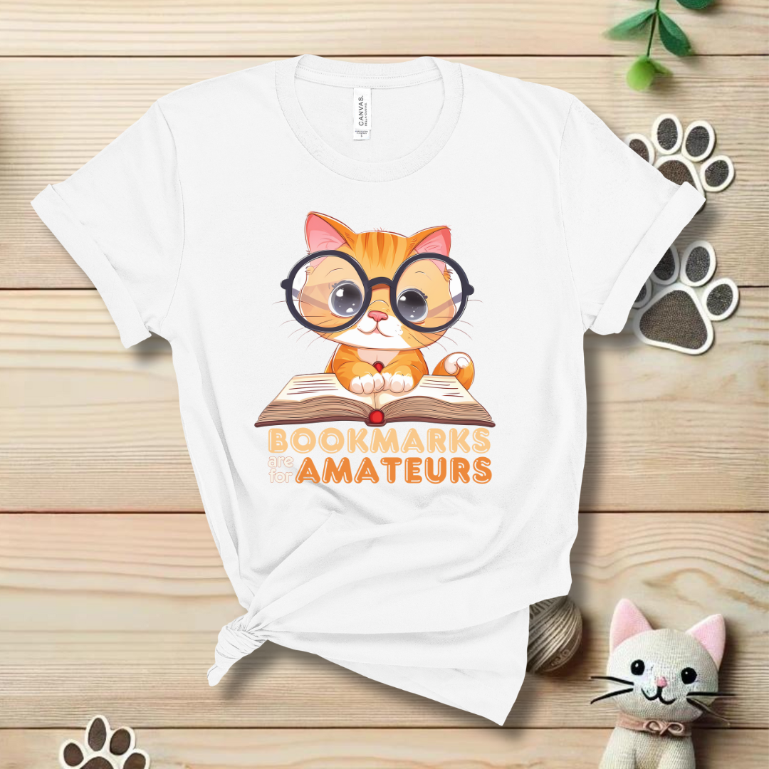 Book Marks Are For Amateurs T-Shirt