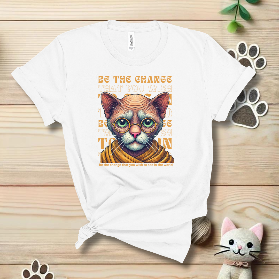 Cat Gandhi T-Shirt